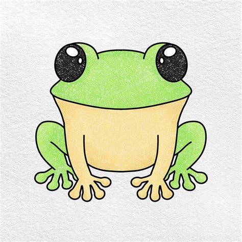 frog draw|cute drawings of frogs.